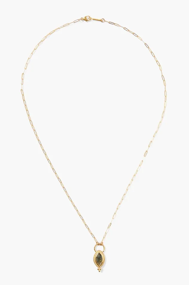Tavi Pendant Necklace Gold Labradorite Women Chan Luu Necklaces