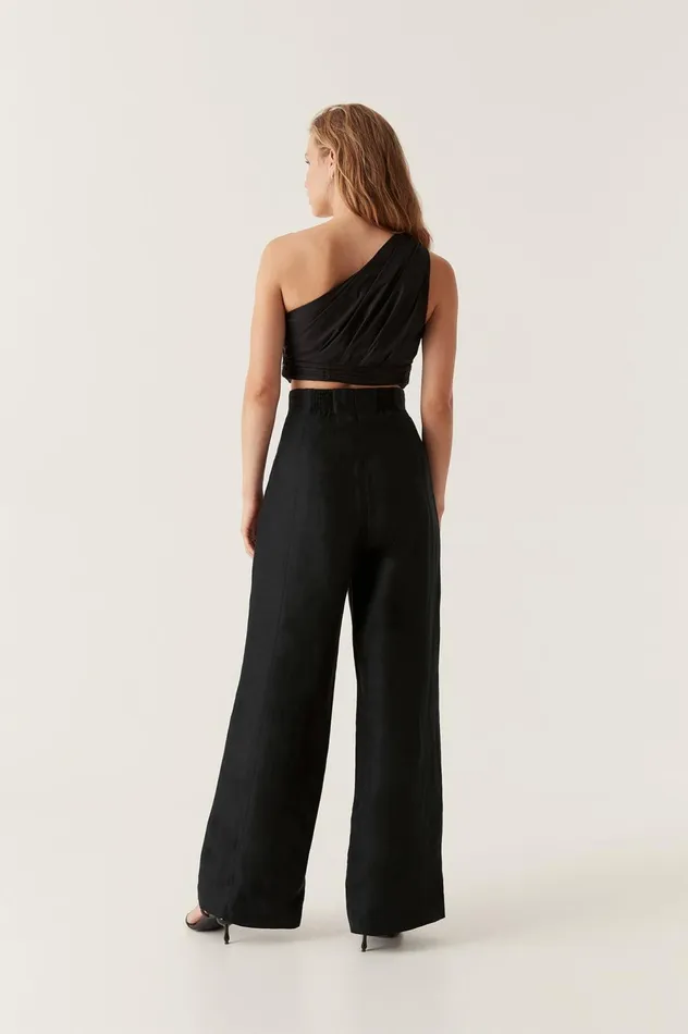 Theory Cinched Pant Black Women Aje Pants