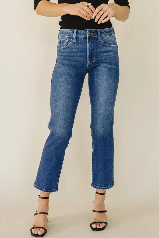 Tillie Straight Leg Jeans In Dark Wash 8211 FINAL SALE Dark Wash Women Bohme Denim