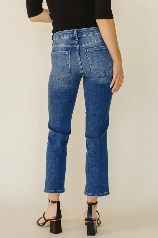 Tillie Straight Leg Jeans In Dark Wash 8211 FINAL SALE Dark Wash Women Bohme Denim