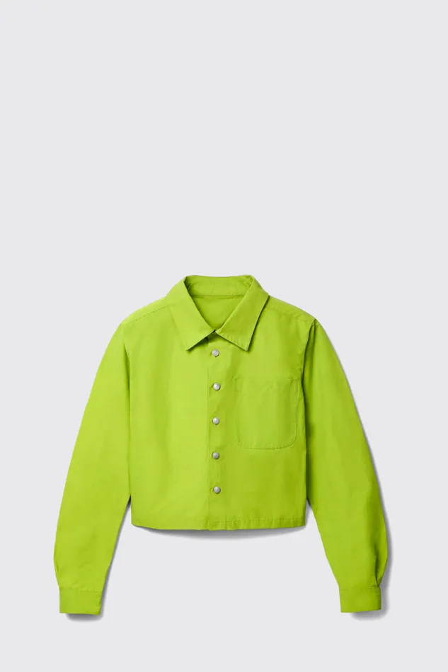 Tops Men Camper Tech Shirt Green CottonNylon Shirt