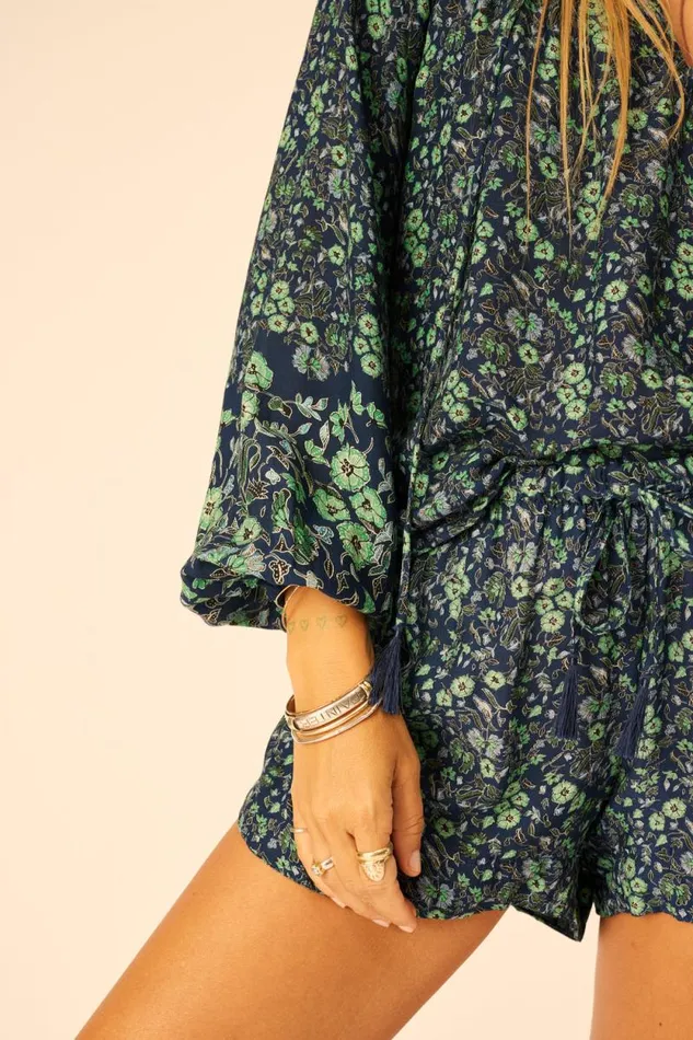 Tops Shop Natalie Martin PENNY BLOUSE Petite Fleur Marine