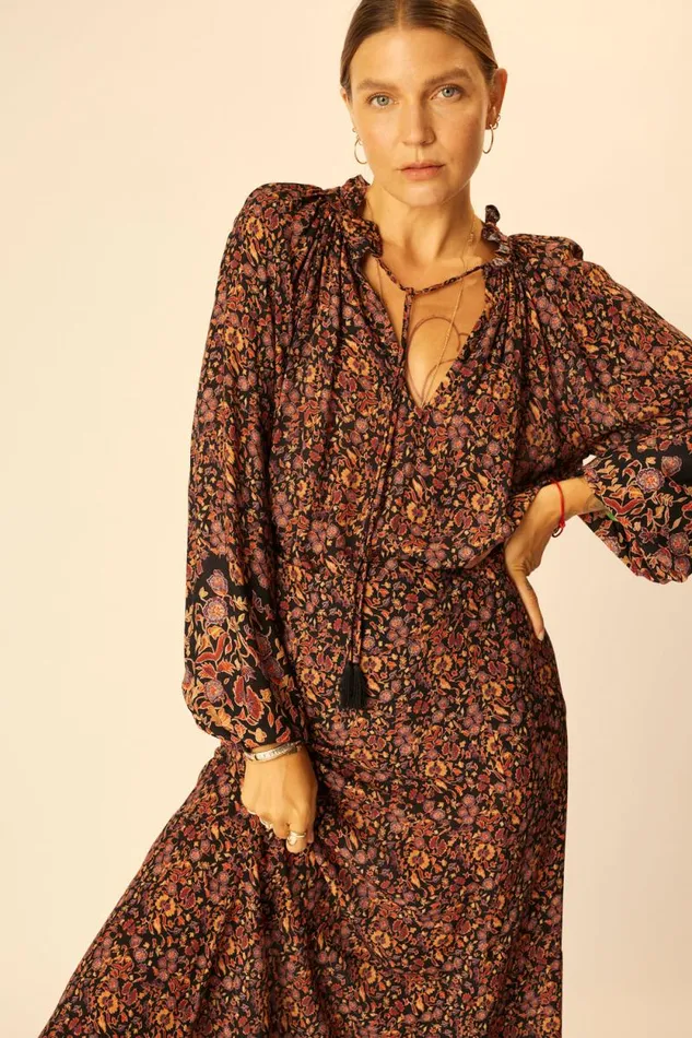 Tops Shop Natalie Martin PENNY BLOUSE Petite Fleur Noire