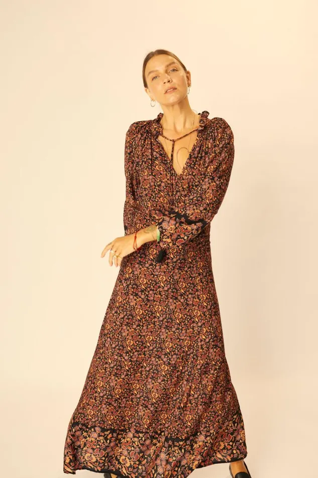Tops Shop Natalie Martin PENNY BLOUSE Petite Fleur Noire