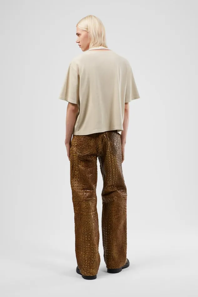 TrousersandShorts Women Camper Leather Pants Brown Leather Trousers TrousersandShorts Women Camper Leather Pants Brown Leather Trousers