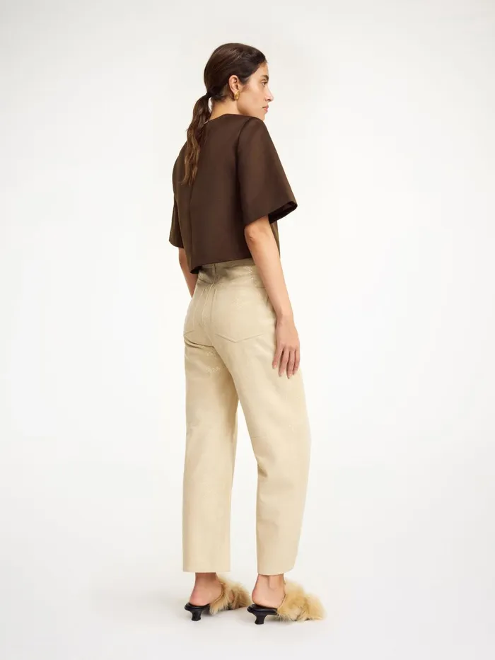 Trousers Women By Malene Birger Cailys Leather Trousers Nomad Trousers Women By Malene Birger Cailys Leather Trousers Nomad