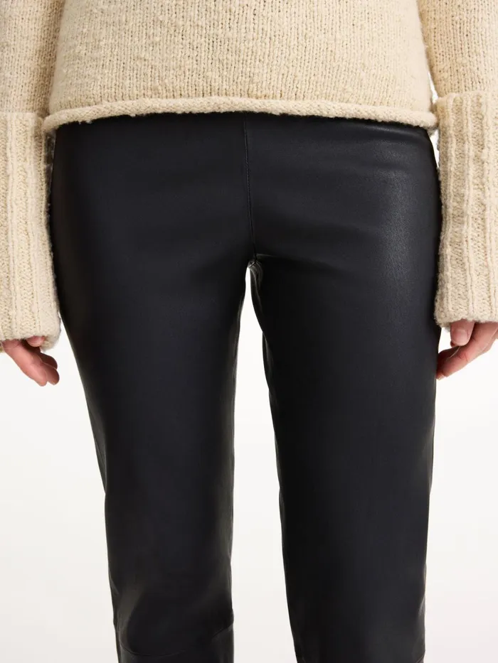 Trousers Women By Malene Birger Florentina Leather Trousers Black Trousers Women By Malene Birger Florentina Leather Trousers Black