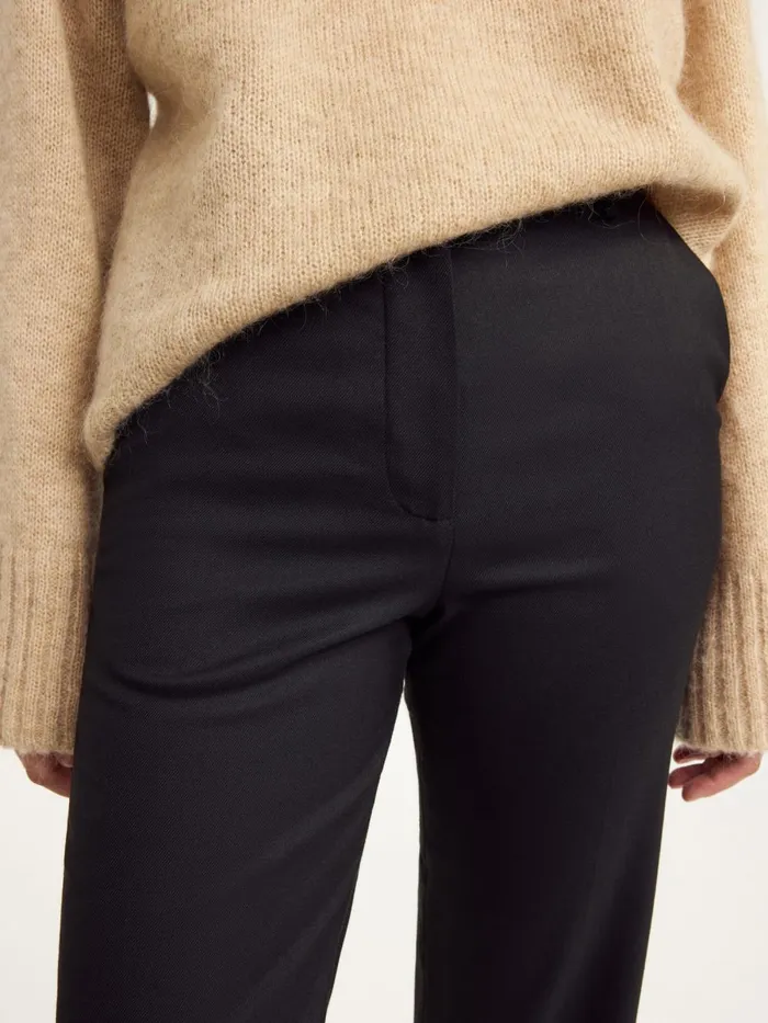 Trousers Women By Malene Birger Igda Straightleg Trousers Black Trousers Women By Malene Birger Igda Straightleg Trousers Black