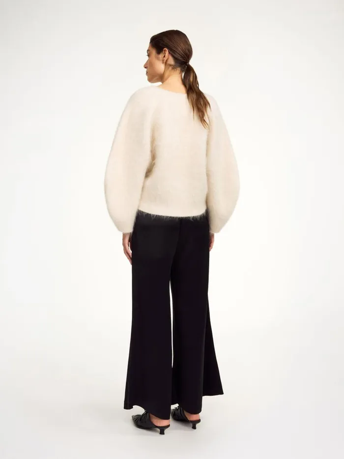 Trousers Women By Malene Birger Lucee Flared Trousers Black
