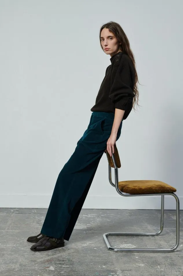 Trousers Women Soeur OTTO TROUSERS Slate