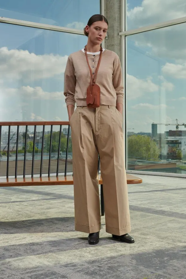 Trousers Women Soeur WATSON TROUSERS Beige