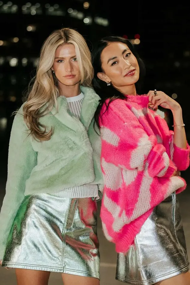 Up All Night Faux Fur Jacket In Sage Sage Women Bohme Outerwear