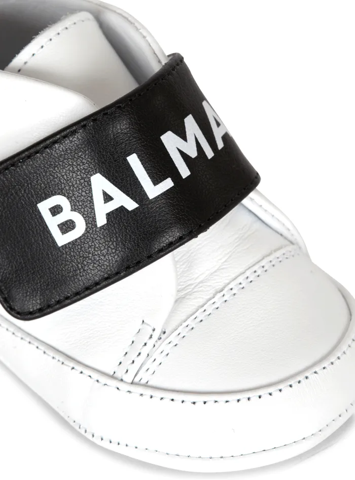 Velcro Trainers White Kids Balmain