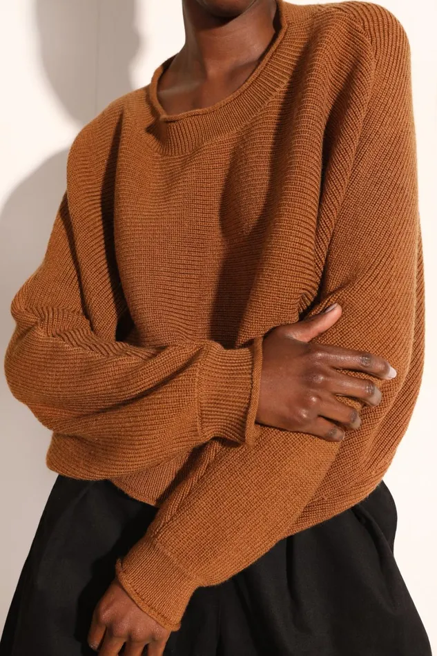 Vernon Knit Russet Womens LF Markey Knitwear