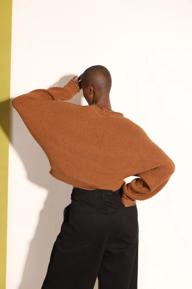 Vernon Knit Russet Womens LF Markey Knitwear