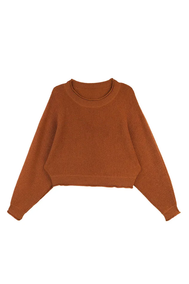 Vernon Knit Russet Womens LF Markey Knitwear