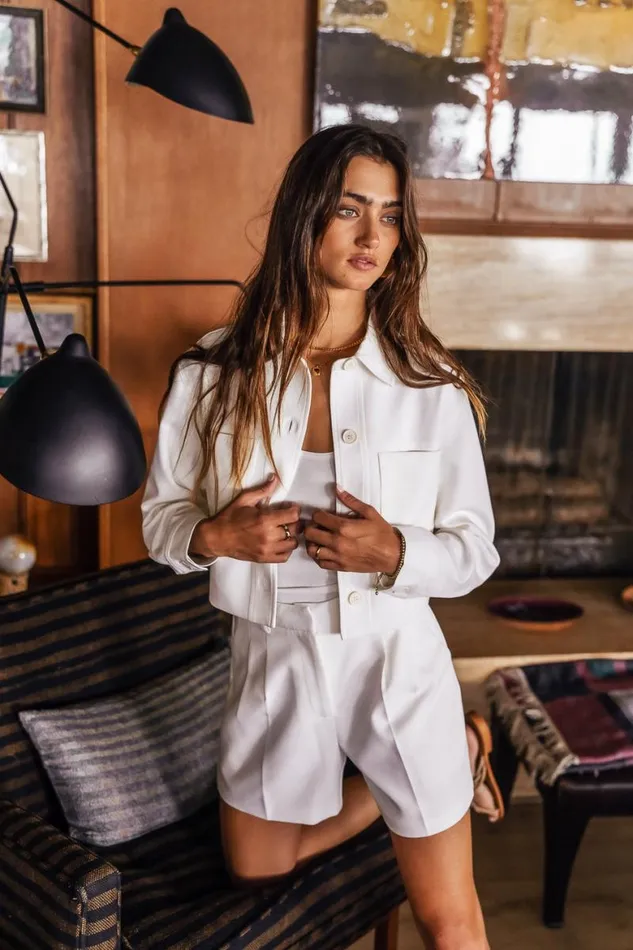 Waldorf Jacket In Cream Cream Women Bohme Outerwear