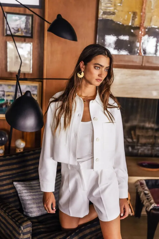 Waldorf Jacket In Cream Cream Women Bohme Outerwear
