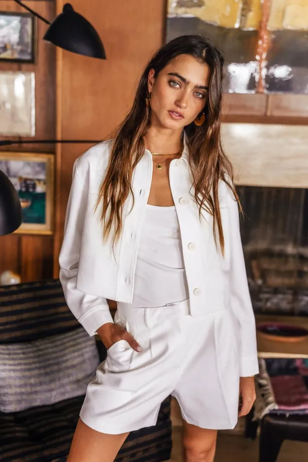 Waldorf Jacket In Cream Cream Women Bohme Outerwear