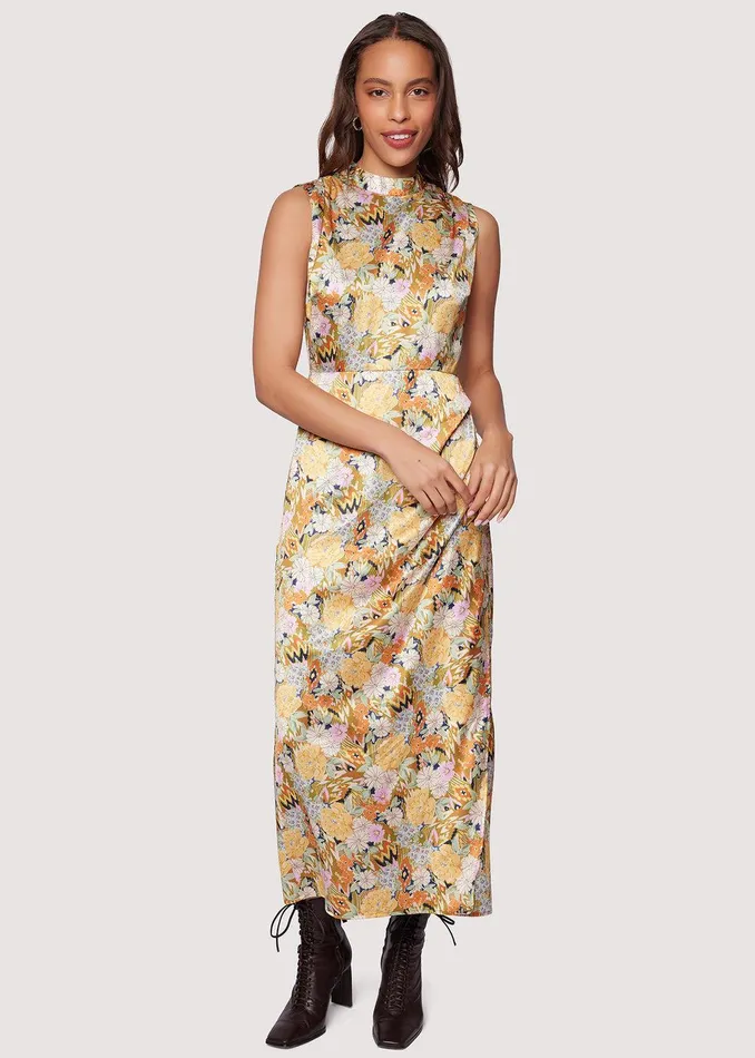 Wildflower Dusk Maxi Dress Olivemultifloral Women Lost Wander Dresses