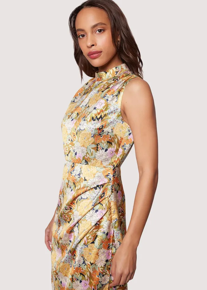 Wildflower Dusk Maxi Dress Olivemultifloral Women Lost Wander Dresses