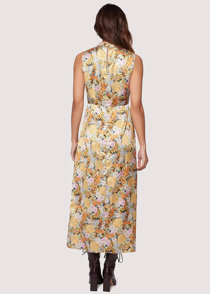 Wildflower Dusk Maxi Dress Olivemultifloral Women Lost Wander Dresses