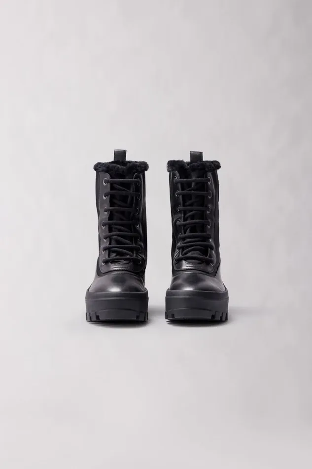 Winter Boots Women Mackage HEROW Shearlinglined Winter Boot For Women Champagne