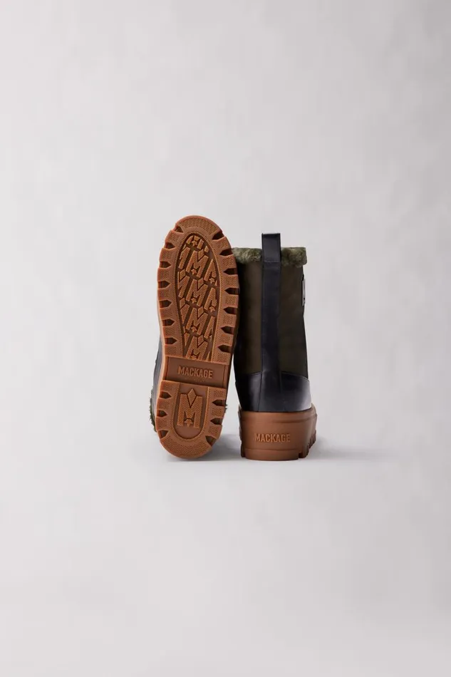 Winter Boots Women Mackage HEROW Shearlinglined Winter Boot For Women Champagne
