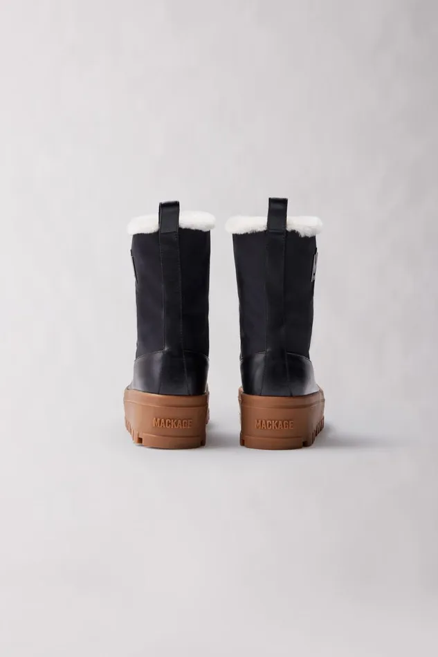 Winter Boots Women Mackage HEROW Shearlinglined Winter Boot For Women Champagne