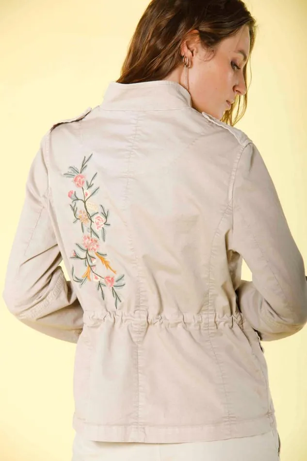 Woman Eva Field Jacket In Cotton With Embroideries Mason039s Jackets