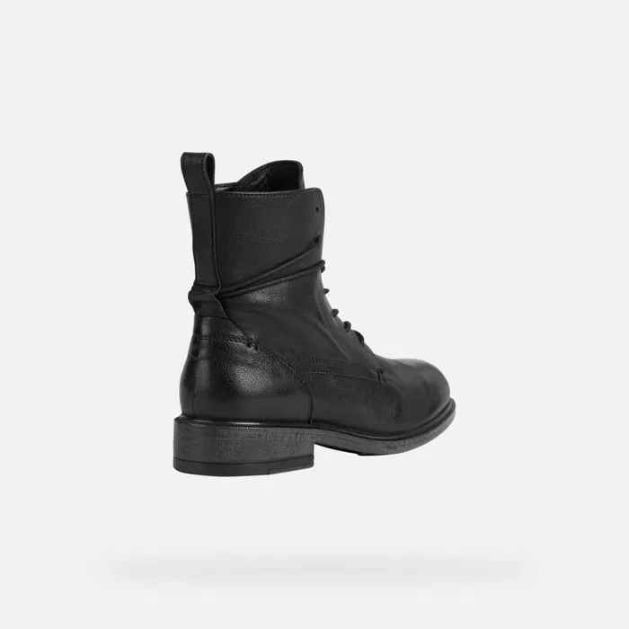 Woman Geox Ankle Boots CATRIA A Combat Boots Black Woman Geox Black