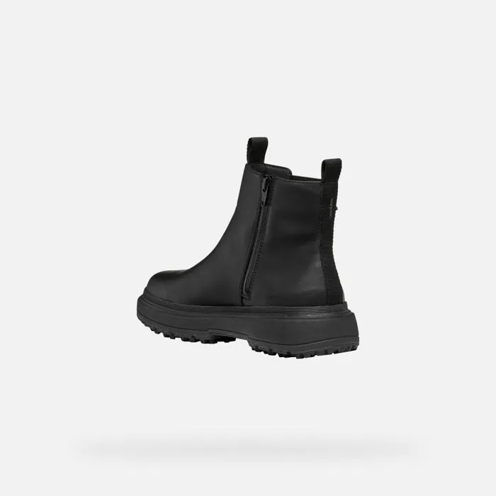 Woman Geox Ankle Boots LAMIDIE GRIP ABX WOMAN Black Waterproof Ankle Boots Black