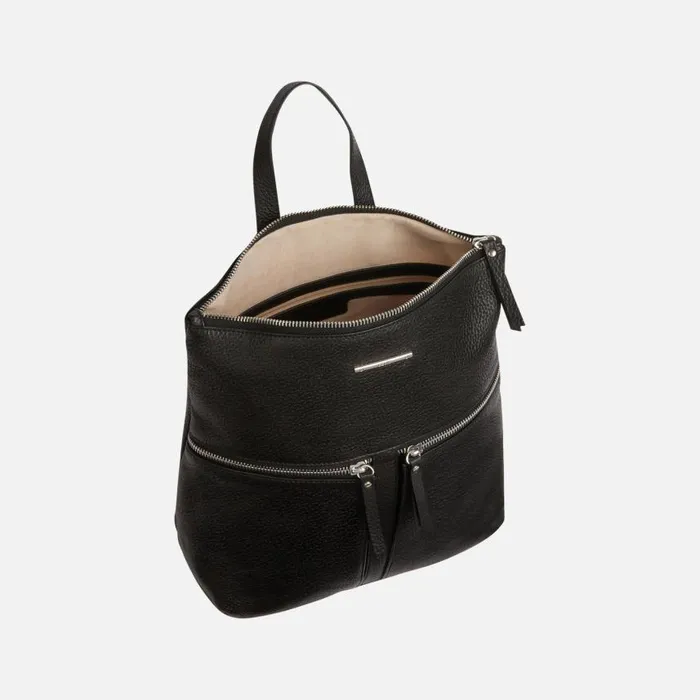 Woman Geox Bags D ARIELLE A Women039s Black Backpack Respira Black