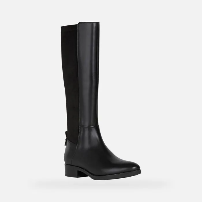 Woman Geox Boots FELICITY D High Boots Black Woman Geox Black
