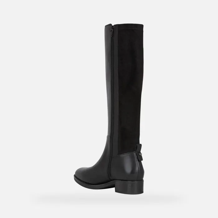 Woman Geox Boots FELICITY D High Boots Black Woman Geox Black