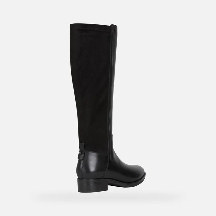 Woman Geox Boots FELICITY D High Boots Black Woman Geox Black