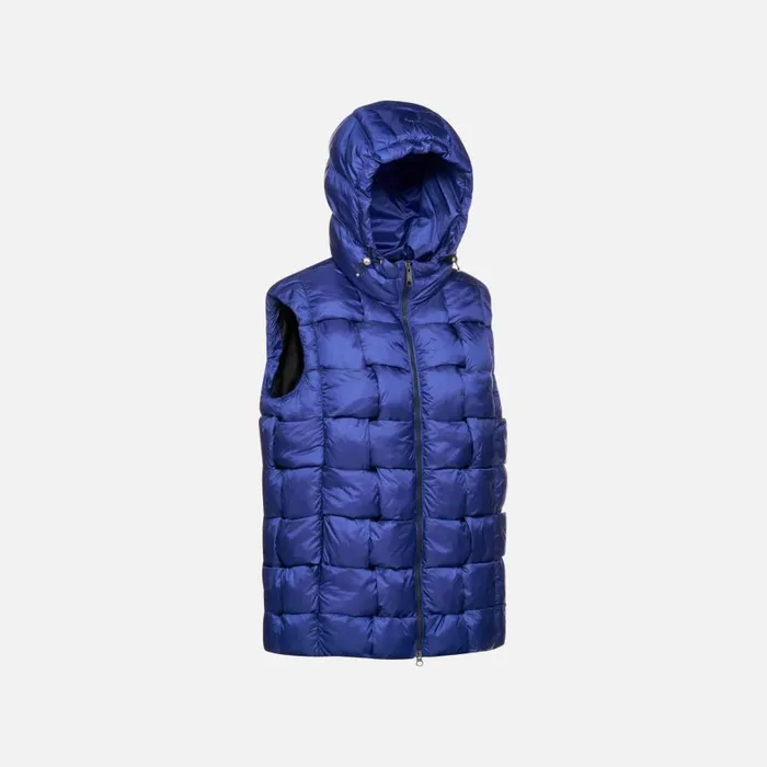 Woman Geox Jackets DIAMOND WOMAN Sodalite Blue Sleeveless Sodalite Blue