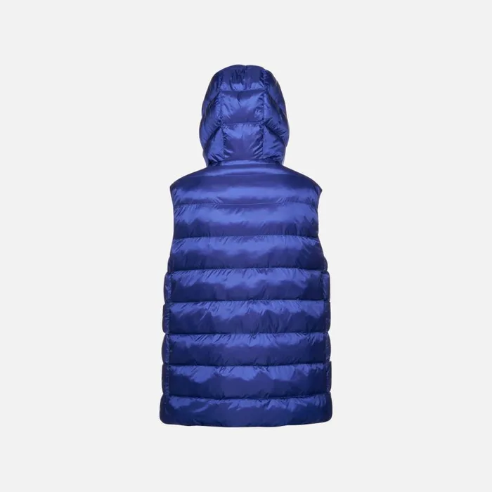 Woman Geox Jackets DIAMOND WOMAN Sodalite Blue Sleeveless Sodalite Blue