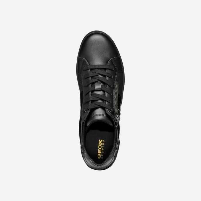 Woman Geox Sneakers BLOMIEE WOMAN Black Low Top Sneakers Black