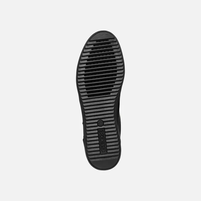 Woman Geox Sneakers BLOMIEE WOMAN Black Low Top Sneakers Black