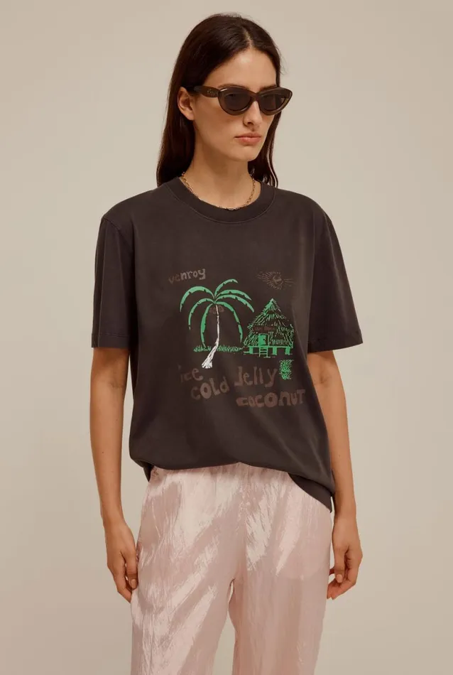 WomanMan Venroy TShirts and Tanks Ice Cold Coconut Logo TShirt