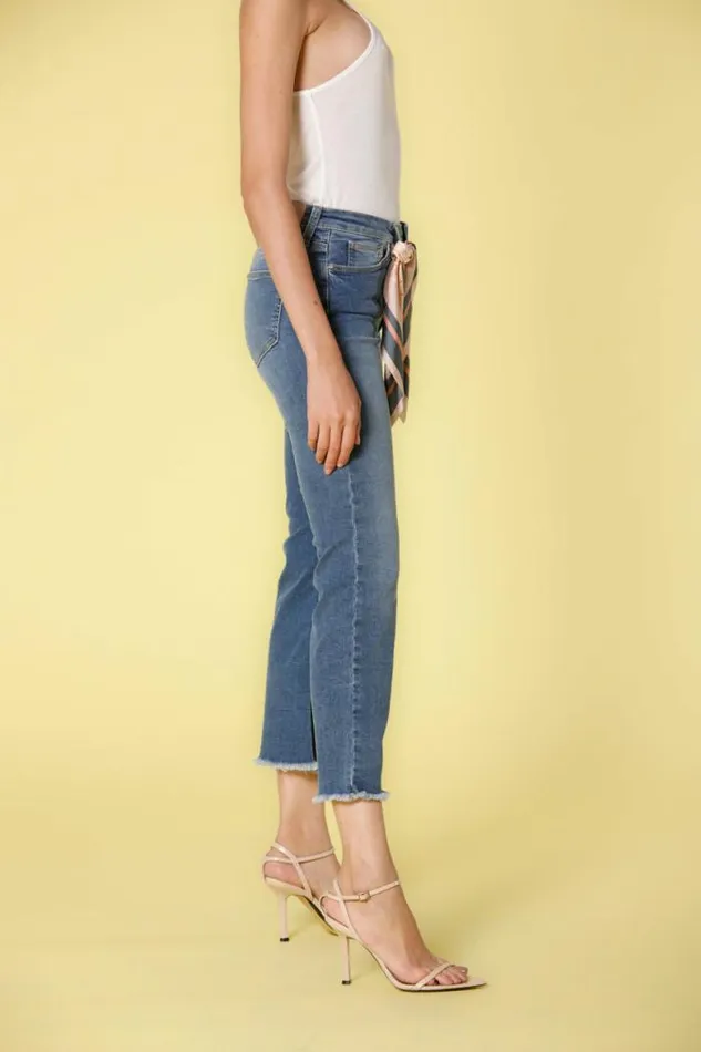 Woman Olivia 5 Pockets Pants In Denim With Trumpet Hem Slim Mason039s Pants
