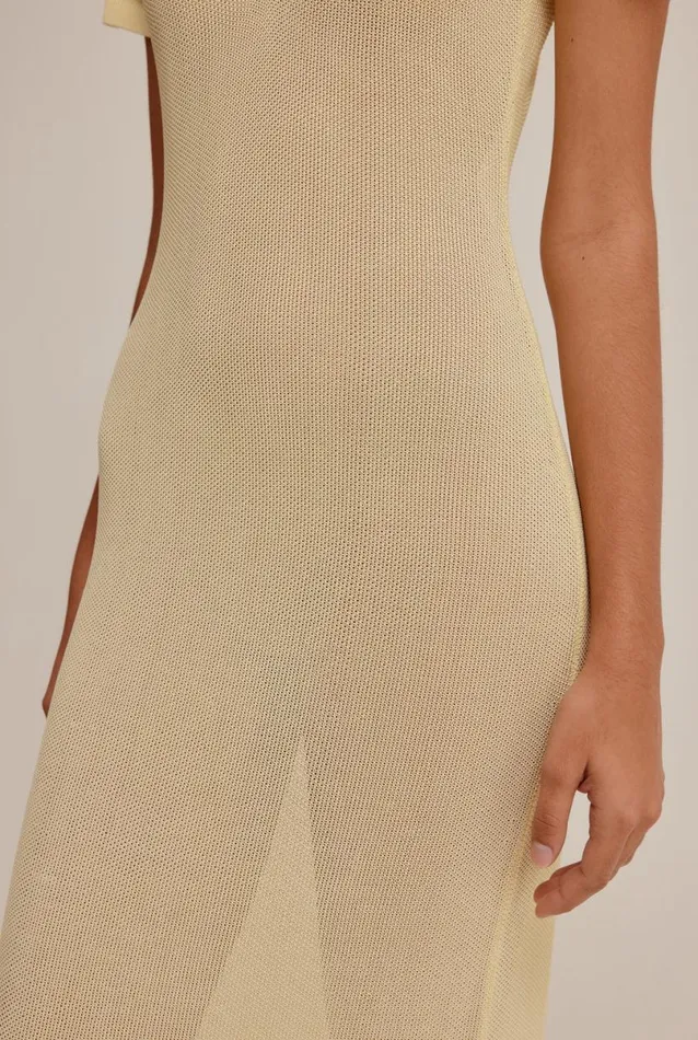 Woman Venroy Knitwear Slinky Knitted Polo Dress
