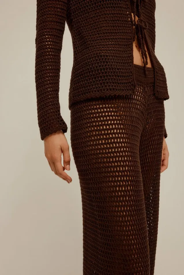 Woman Venroy Pants Crochet Pant