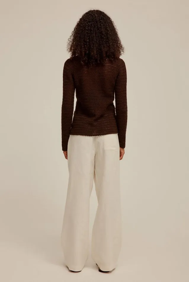 Woman Venroy Pants Fixed Waist Linen Trouser