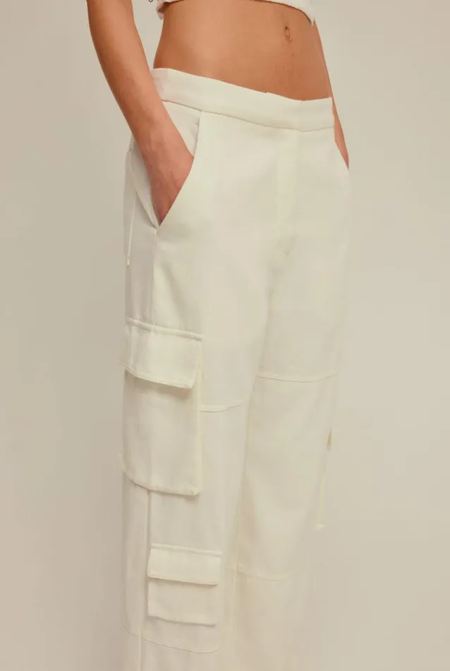 Woman Venroy Pants Utility Cotton Cargo Pant