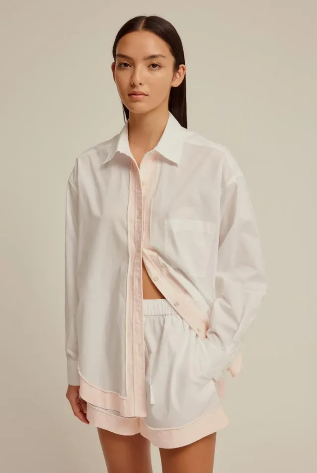 Woman Venroy Shorts Frayed Border Cotton Short