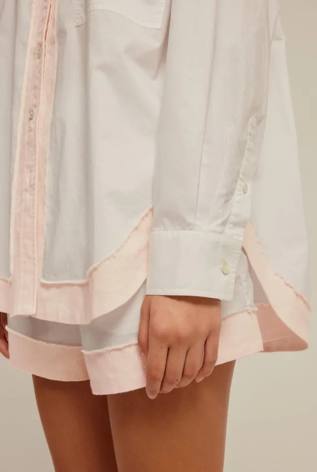 Woman Venroy Shorts Frayed Border Cotton Short