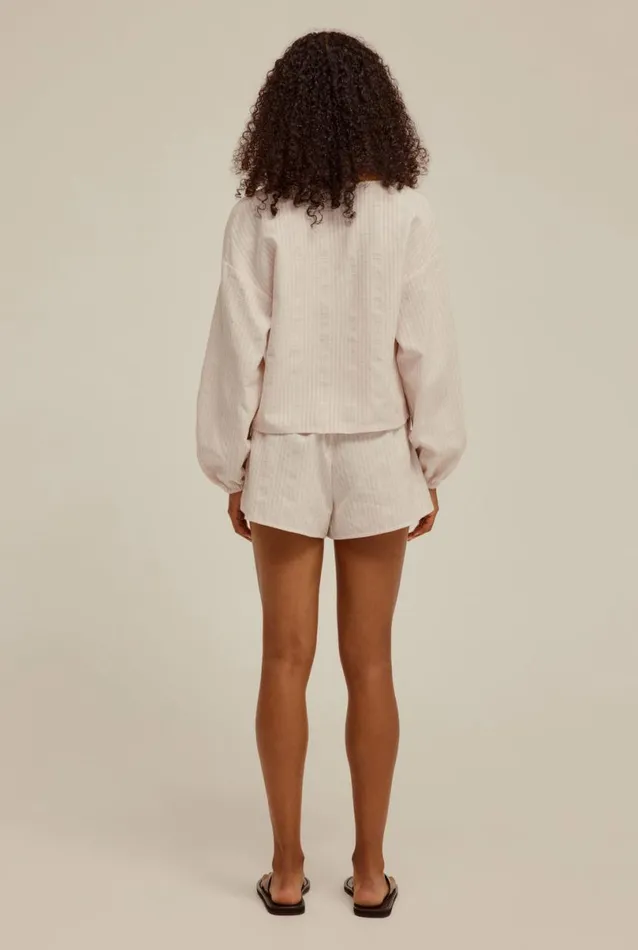 Woman Venroy Shorts Woven Stripe Boxer Short