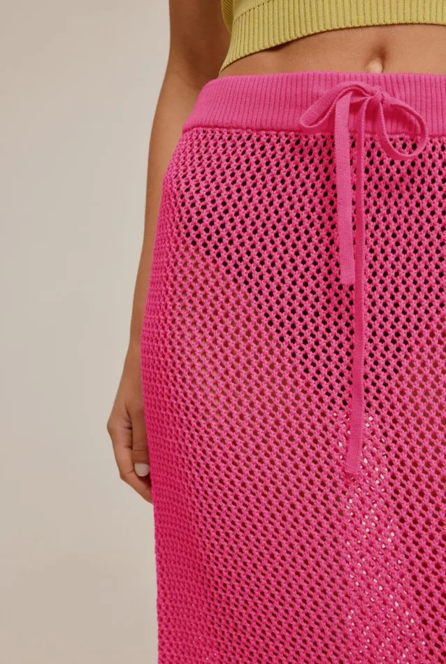 Woman Venroy Skirts Crochet Knit Skirt